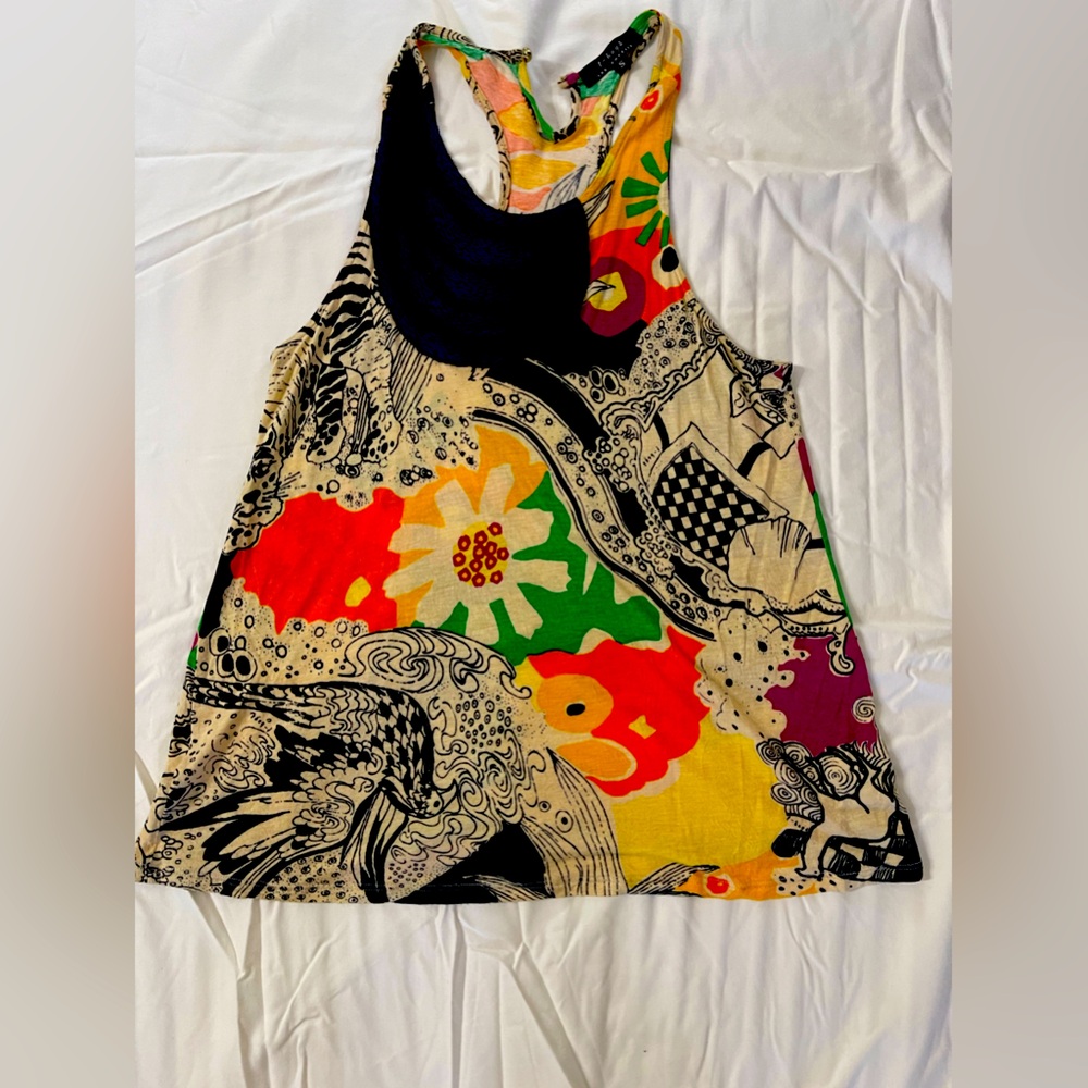 Multicolor unique boutique tank